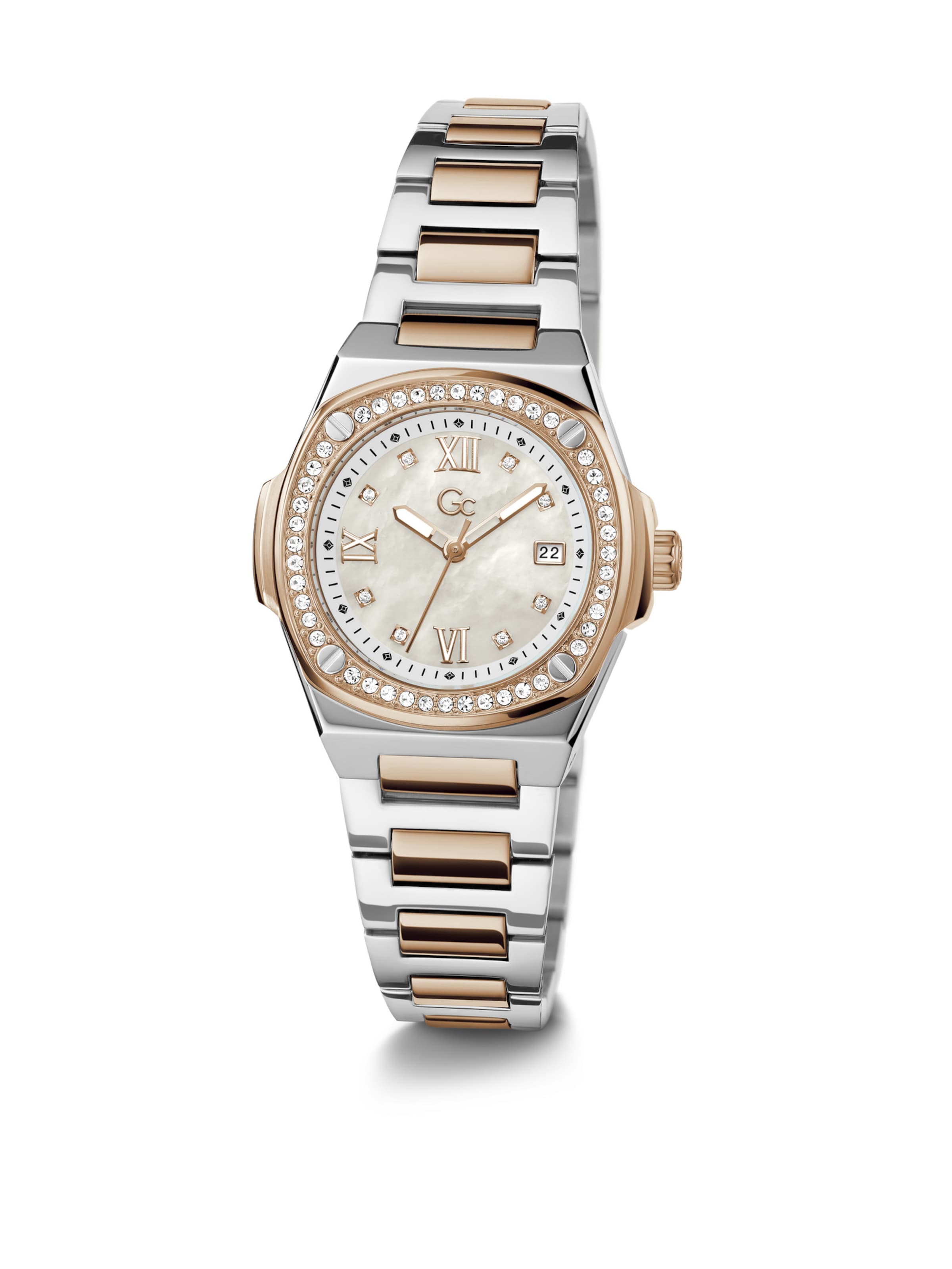 Gc Analoguhr 'Coussin' in Silber