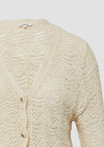 s.Oliver Knit cardigan in Beige