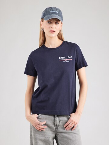 GANT Футболка в Синий: спереди