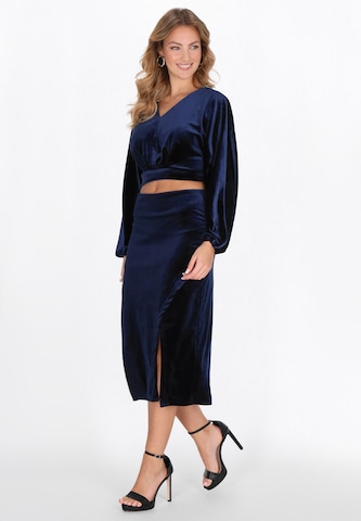 faina - Blusa en azul
