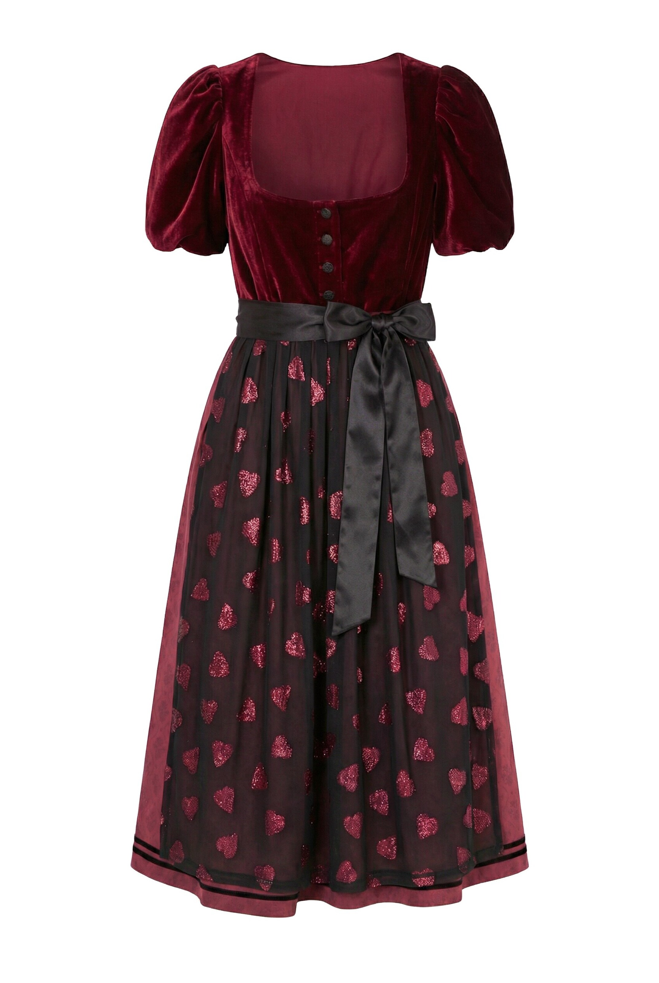 Ulla Popken Kleid in Rot: Vorderseite