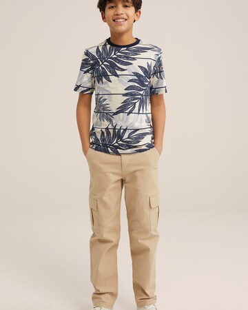 WE Fashion - Camiseta en azul