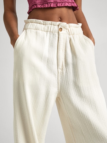Pepe Jeans Wide leg Pants in White
