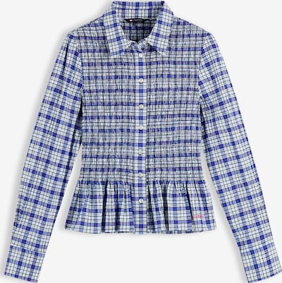 XS-S dydžio Palaidinė iš Tommy Jeans, spalva – mėlyna / balta, Prekių apžvalga