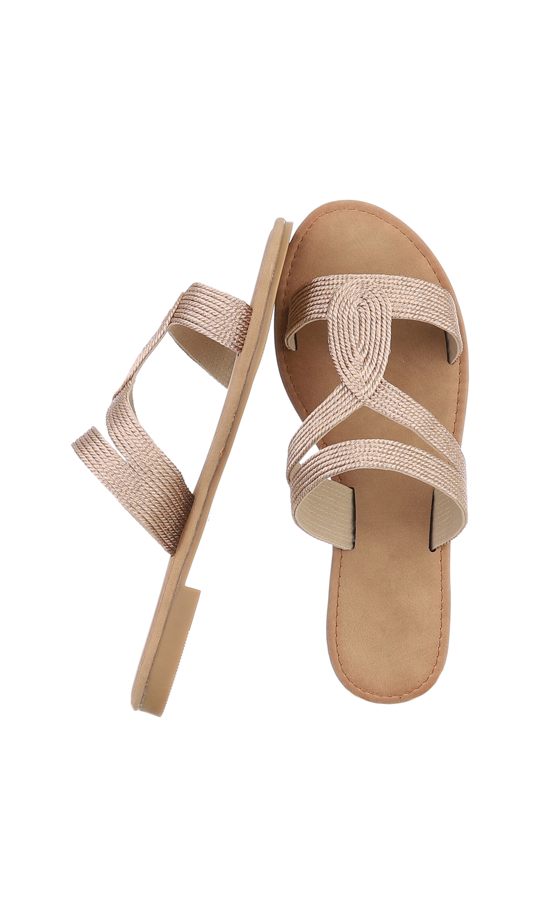 Ital-Design Pantolette in Beige