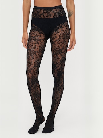 Crās Panty's ' Dacycras ' in Zwart: voorkant