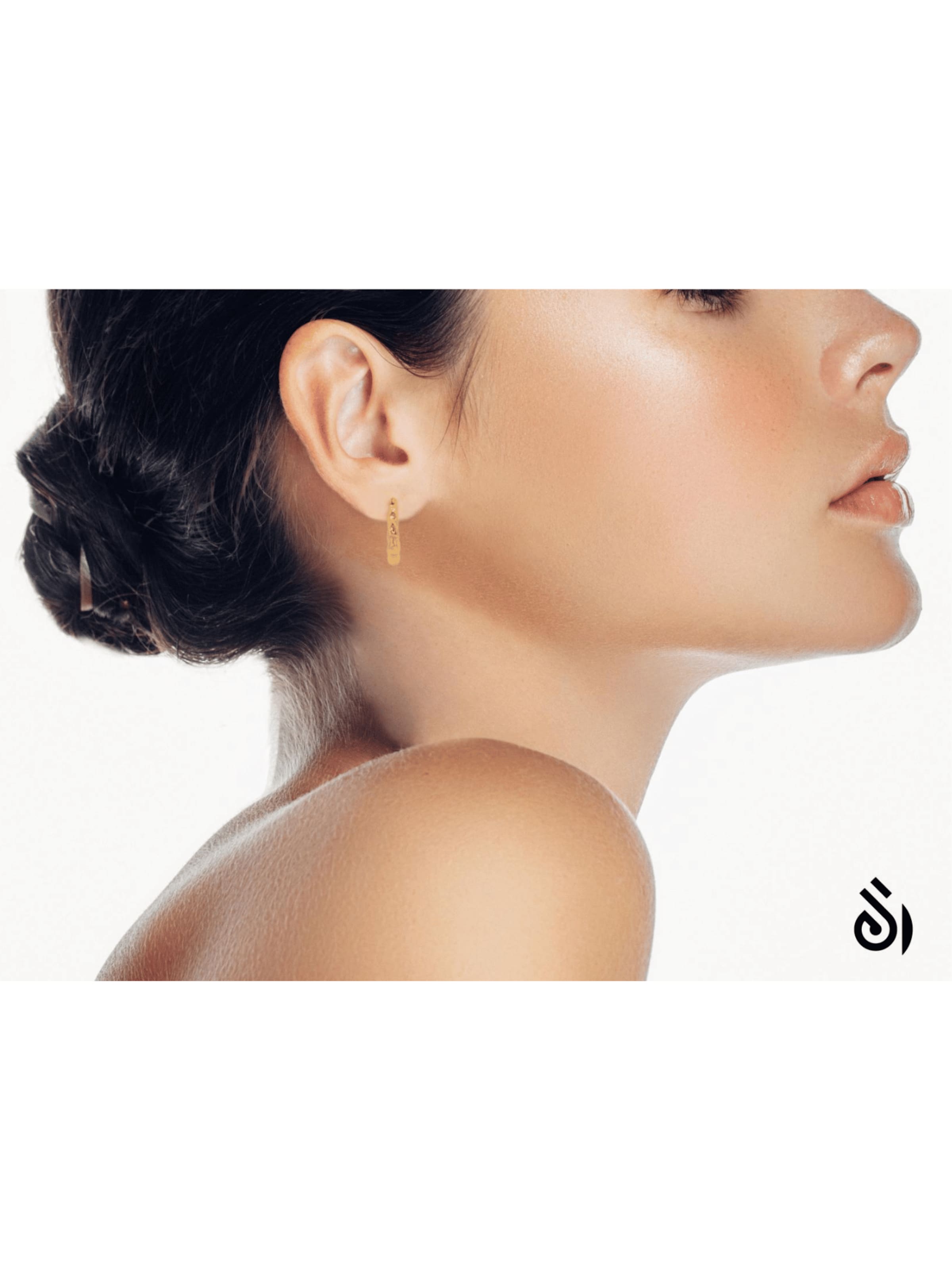 ARS-ARGENTI Earrings 'SWING & BLING' in Gold