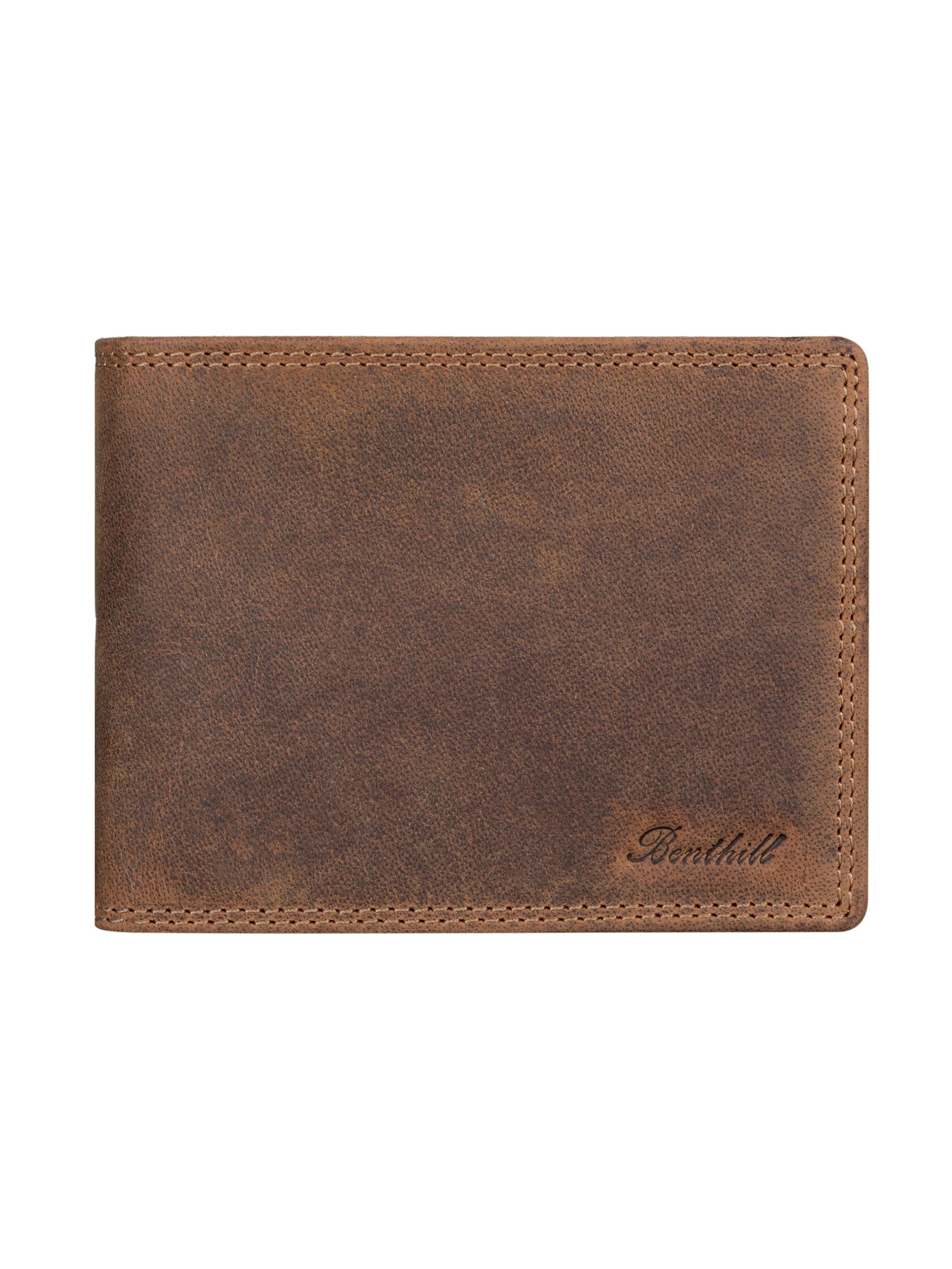 Benthill Wallet in Brown: front