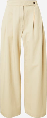 TOMMY HILFIGER - Loosefit Pantalón plisado en beige: frente