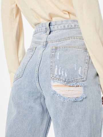 Misspap Wide leg Jeans i blå