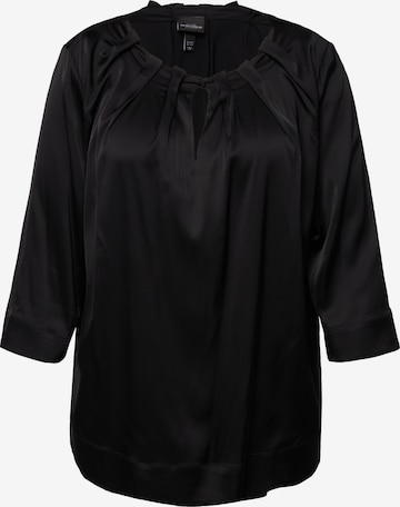 Ulla Popken Blouse in Zwart: voorkant