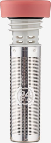 24Bottles Trinkflasche in Silber: Vorderseite