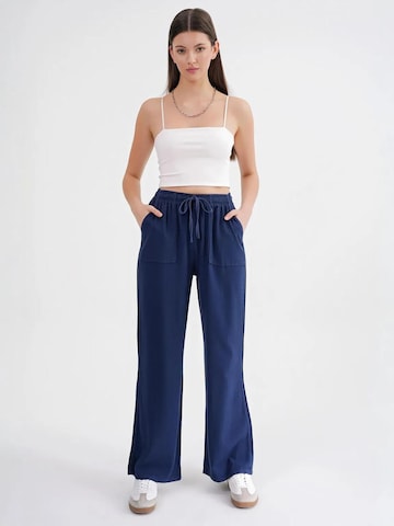 Wide Leg Pantalon MixRay en bleu