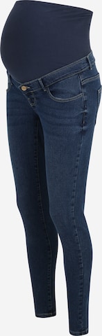Vero Moda Maternity Skinny Jeans 'JUNE' in Blauw: voorkant