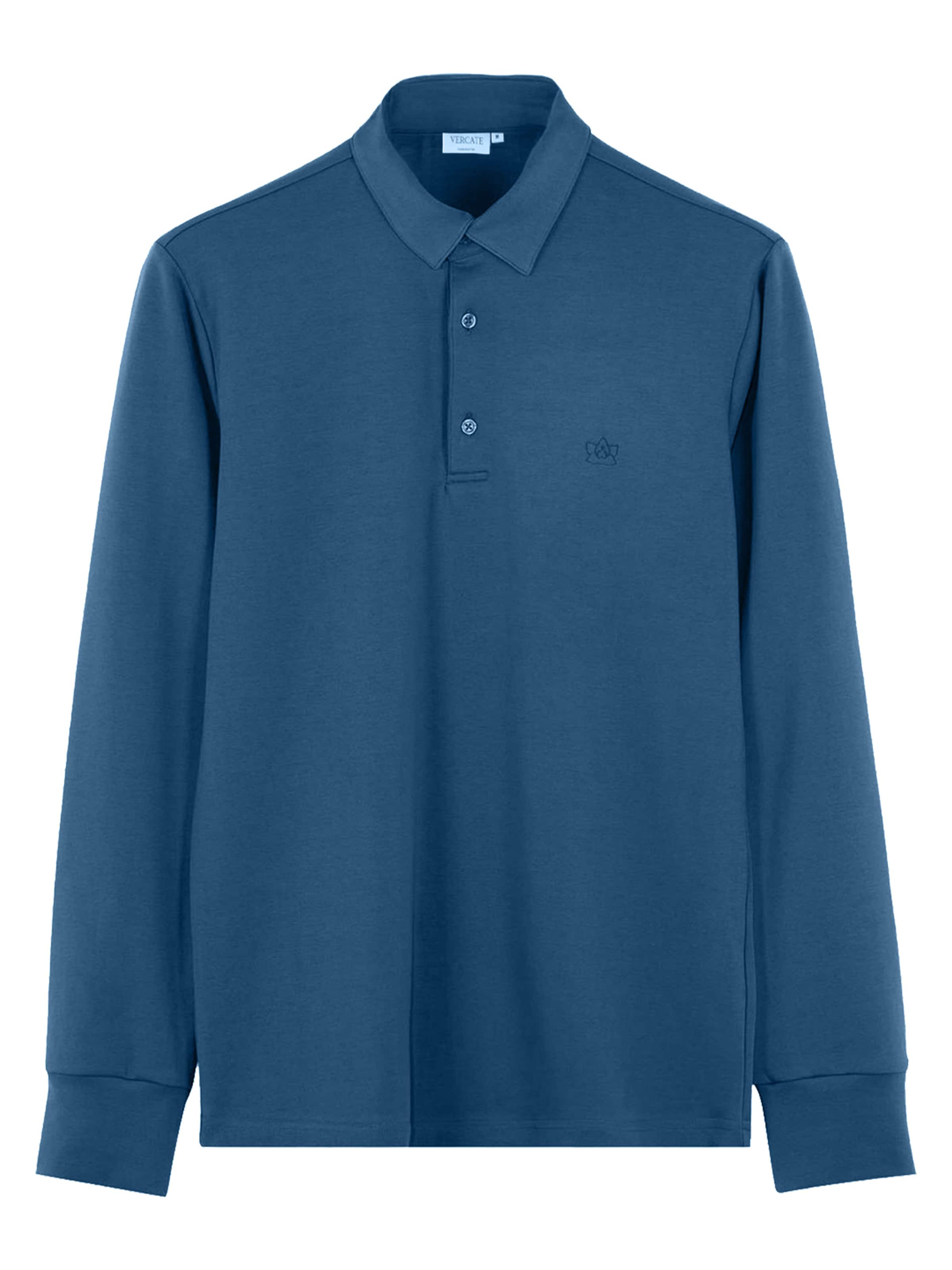 Maglietta 'No. 21' di Vercate in blu: frontale