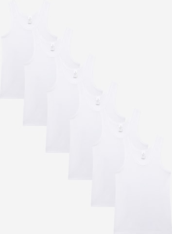 MT Undershirt 'Men’s Basics' in White: front