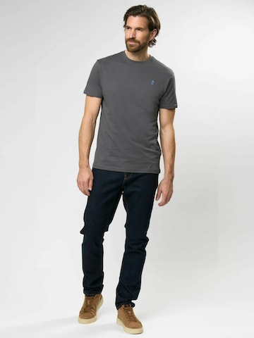 Coupe regular T-Shirt 'Texas' MCS en gris