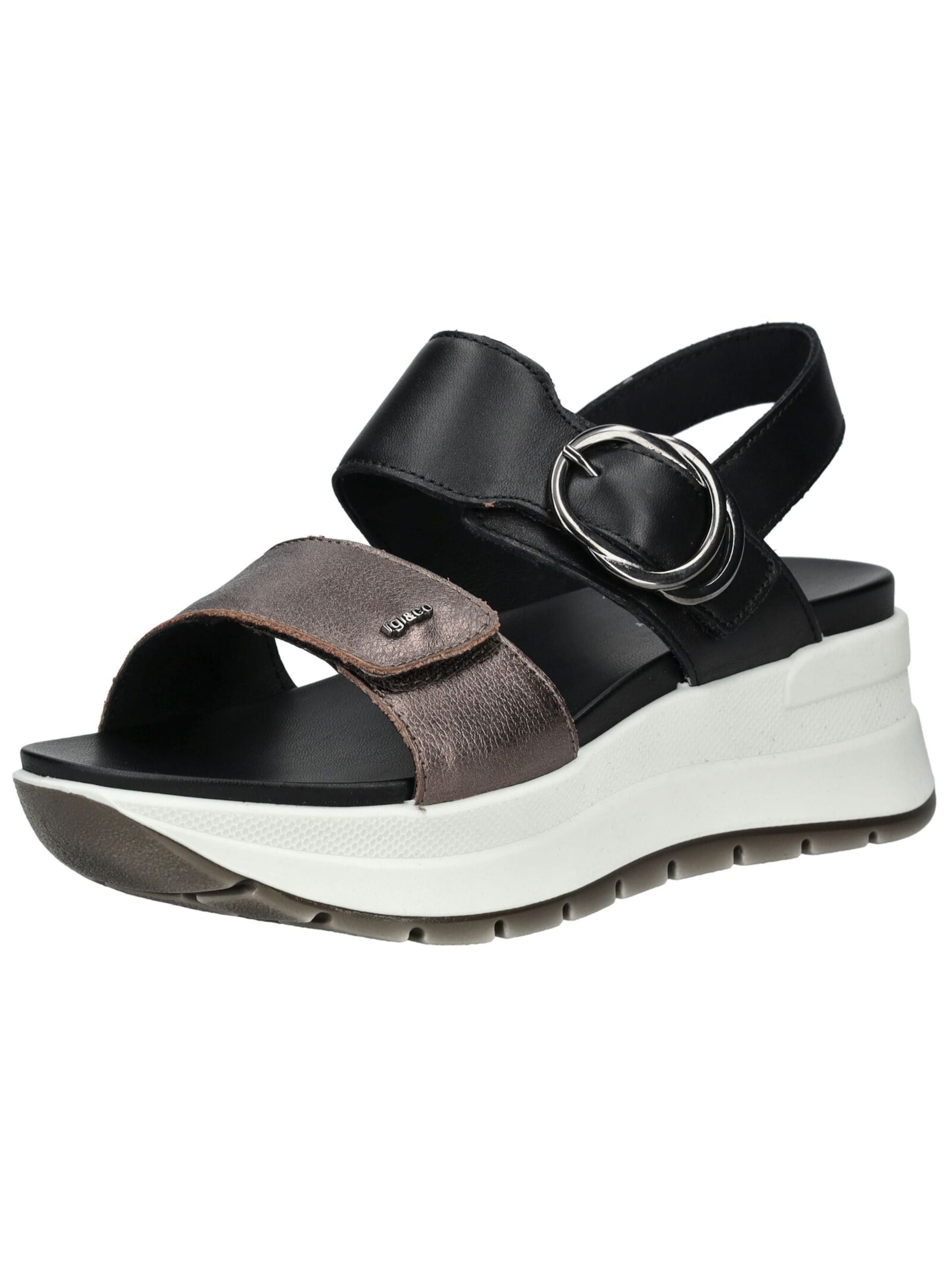 IGI&CO Sandal in Black: front