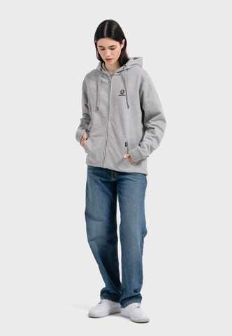 Oldskull Sweatjacke 'Basic Oldskull 25' in Grau