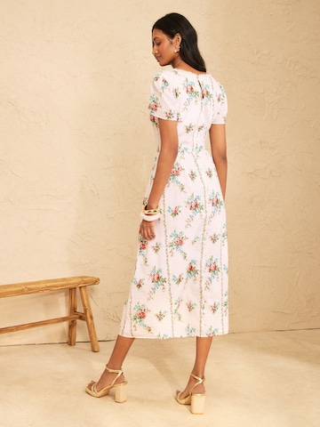 love & roses Jurk in Beige