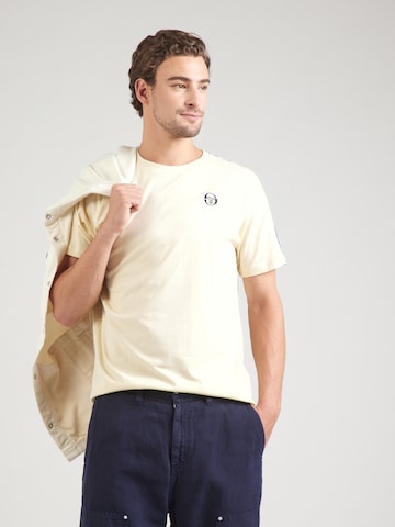 T-Shirt 'GRECO' Sergio Tacchini en beige : devant