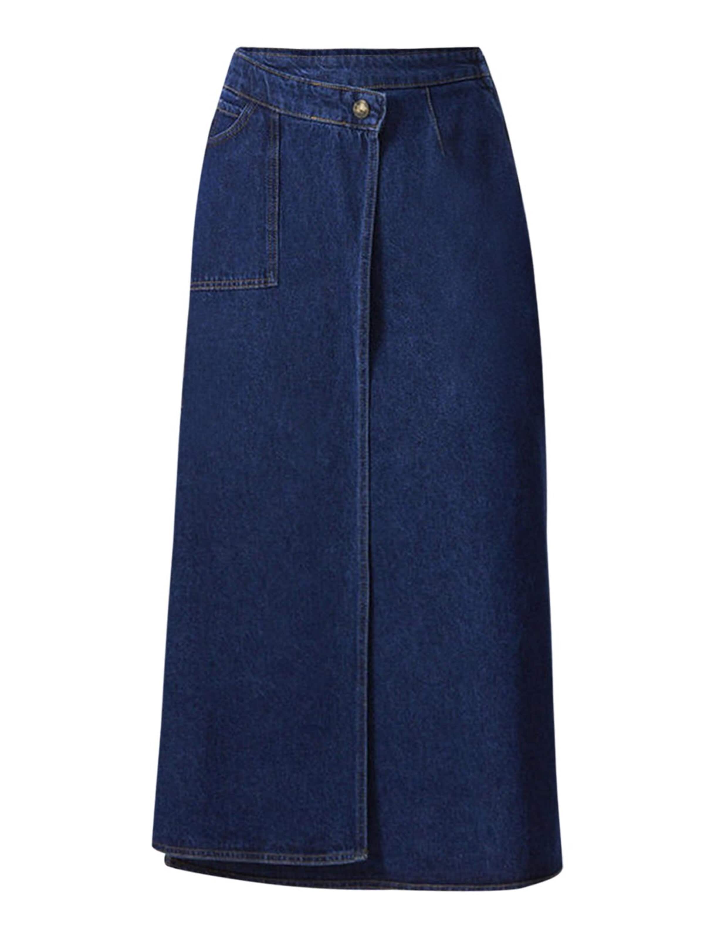 Touche Prive Skirt in Blue: front