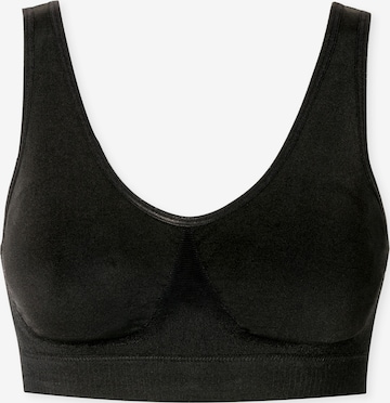 Bustier Soutien-gorge ' Casual Seamless ' SCHIESSER en noir : devant