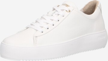 BLACKSTONE Sneakers laag 'Quinn' in Wit: voorkant