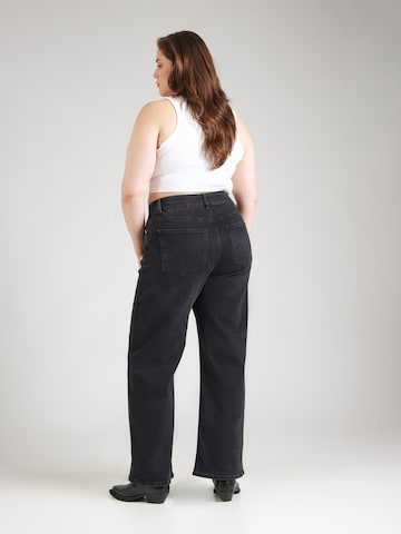ONLY Carmakoma Wide leg Jeans 'CARZENIA' in Black