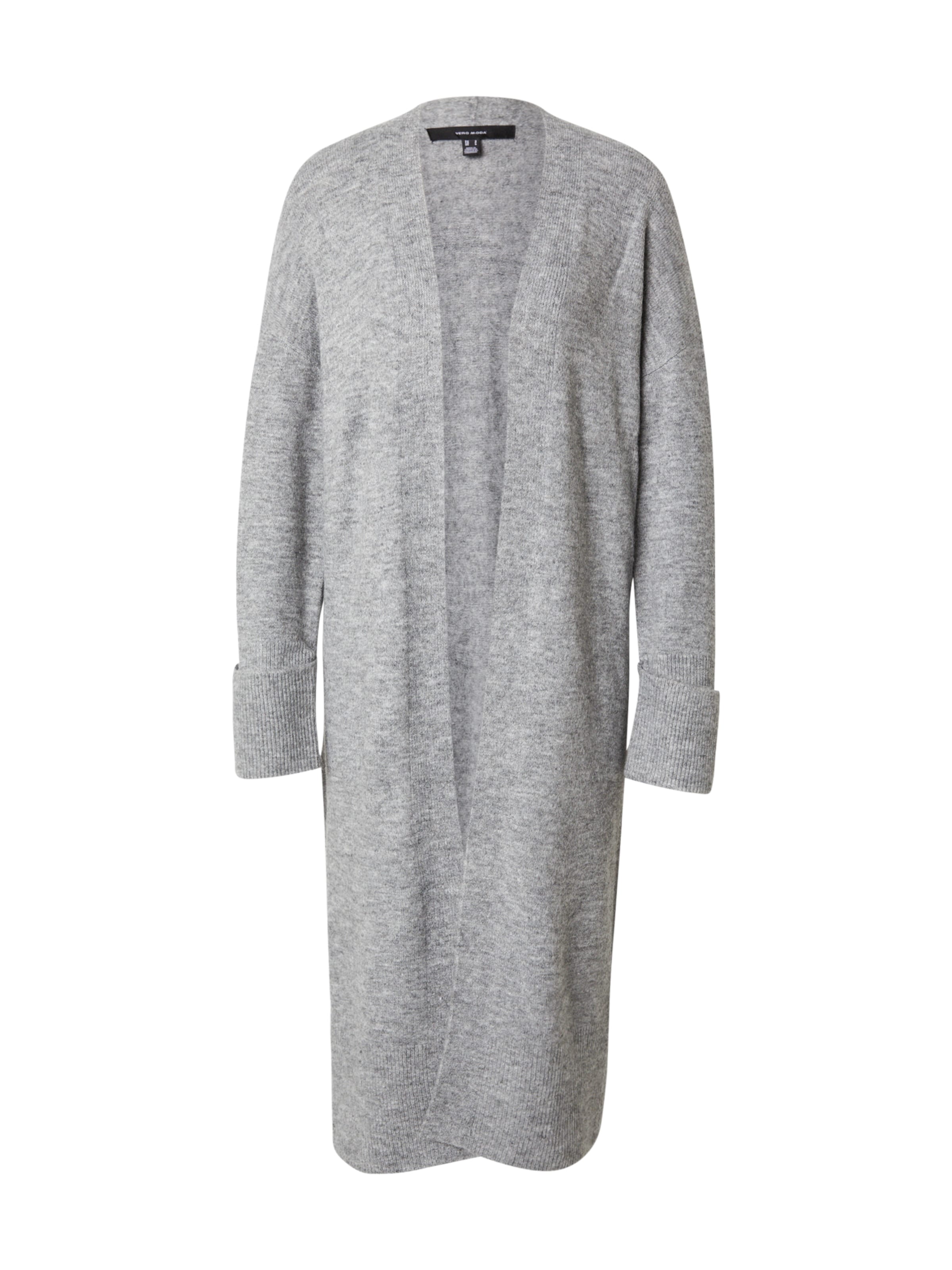 Cardigan 'VMJUPITER' VERO MODA en gris : devant