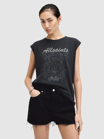 AllSaints Shirt 'HUNTER BROOKE' in Zwart: voorkant