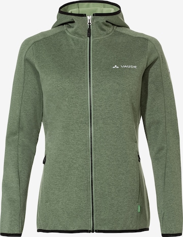 VAUDE Functionele fleece jas 'Valsorda' in Groen: voorkant