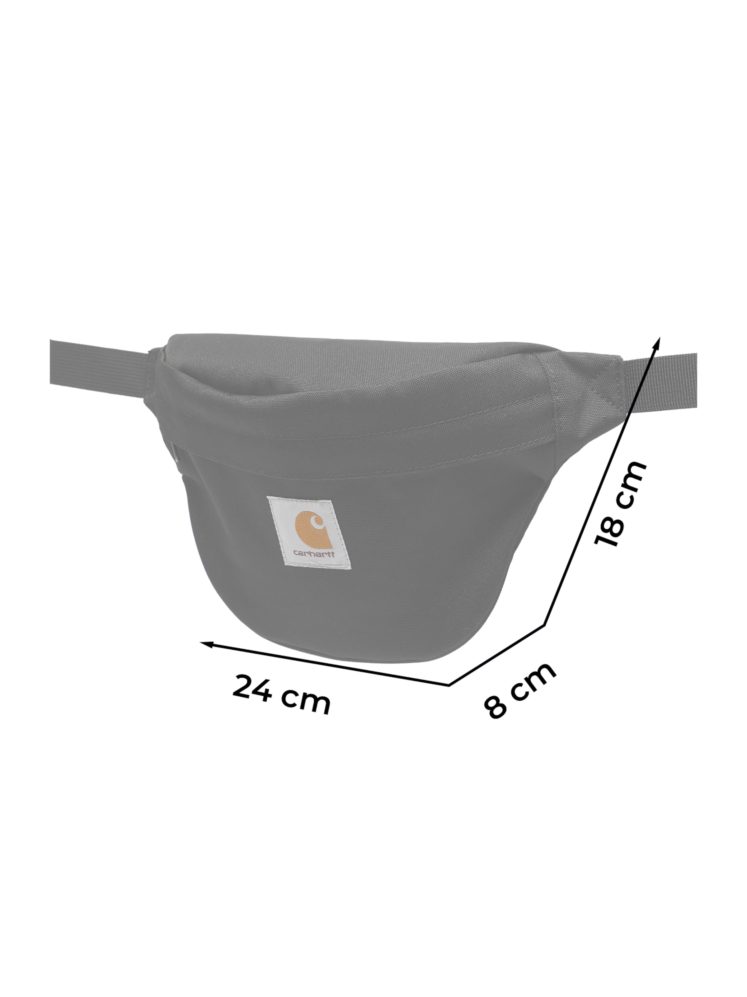 Carhartt WIP Torbica za okrog pasu 'Jake' | črna barva