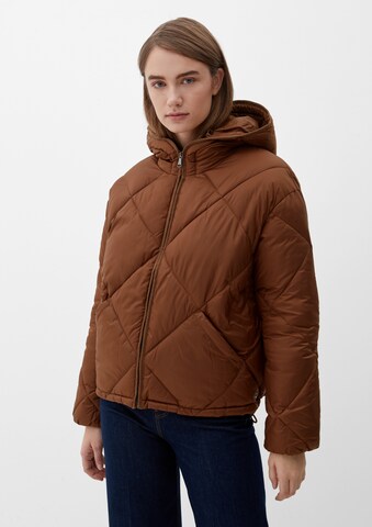 s.Oliver Winter Jacket in Brown: front