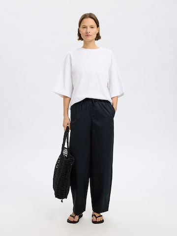 SELECTED FEMME Loosefit Nadrág 'SLFJUMA' - fekete