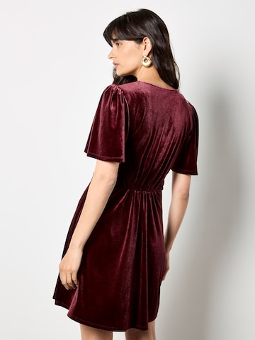 Apricot Dress in Red