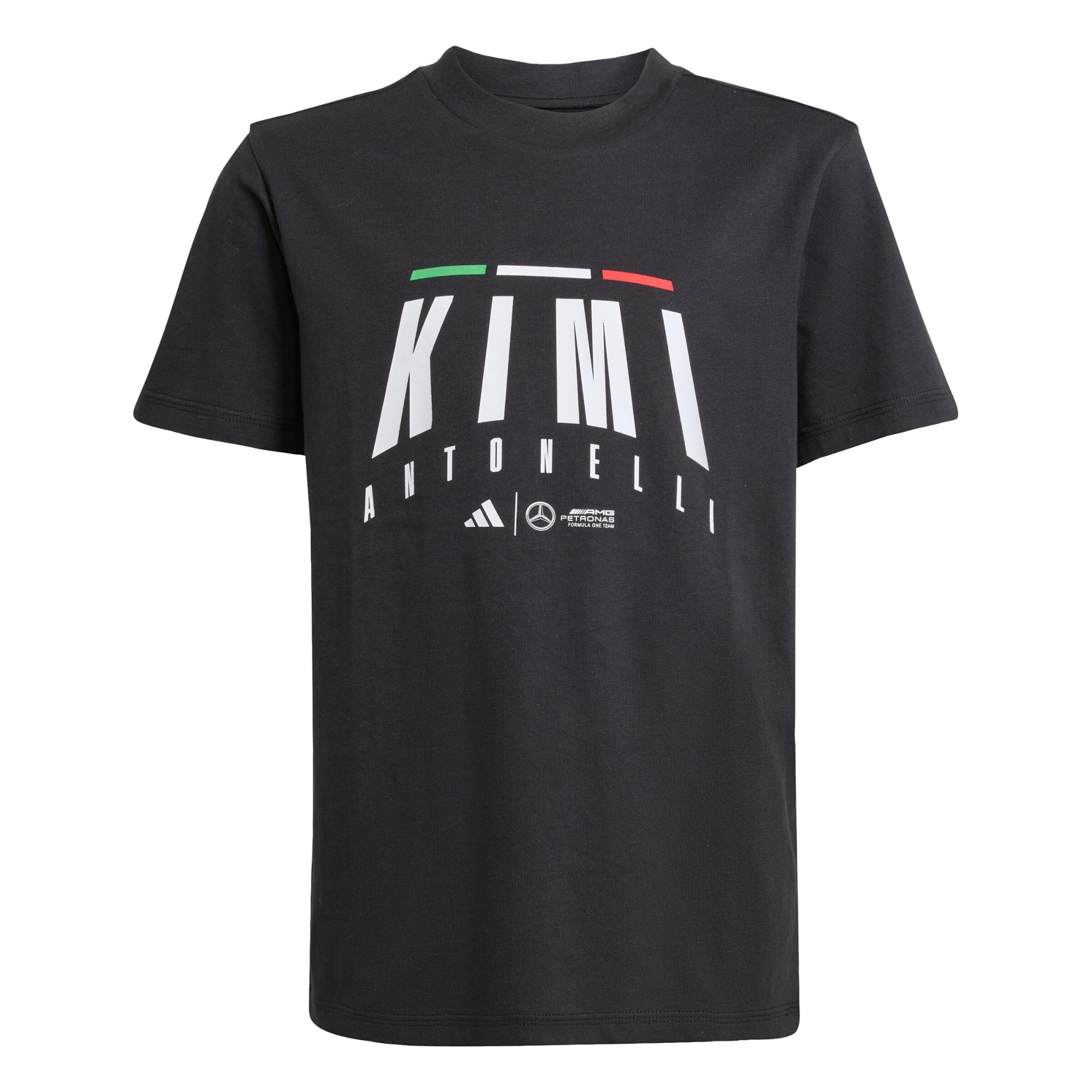ADIDAS PERFORMANCE T-Shirt 'Mercedes - AMG Petronas Formula One Team Kimi Antonelli' in Schwarz: Vorderseite