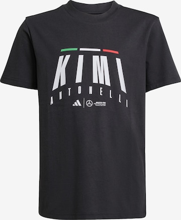 T-Shirt fonctionnel 'Mercedes - AMG Petronas Formula One Team Kimi Antonelli' ADIDAS PERFORMANCE en noir : devant