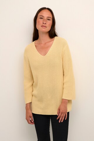 Kaffe Pullover 'Merian ' i gul: forside