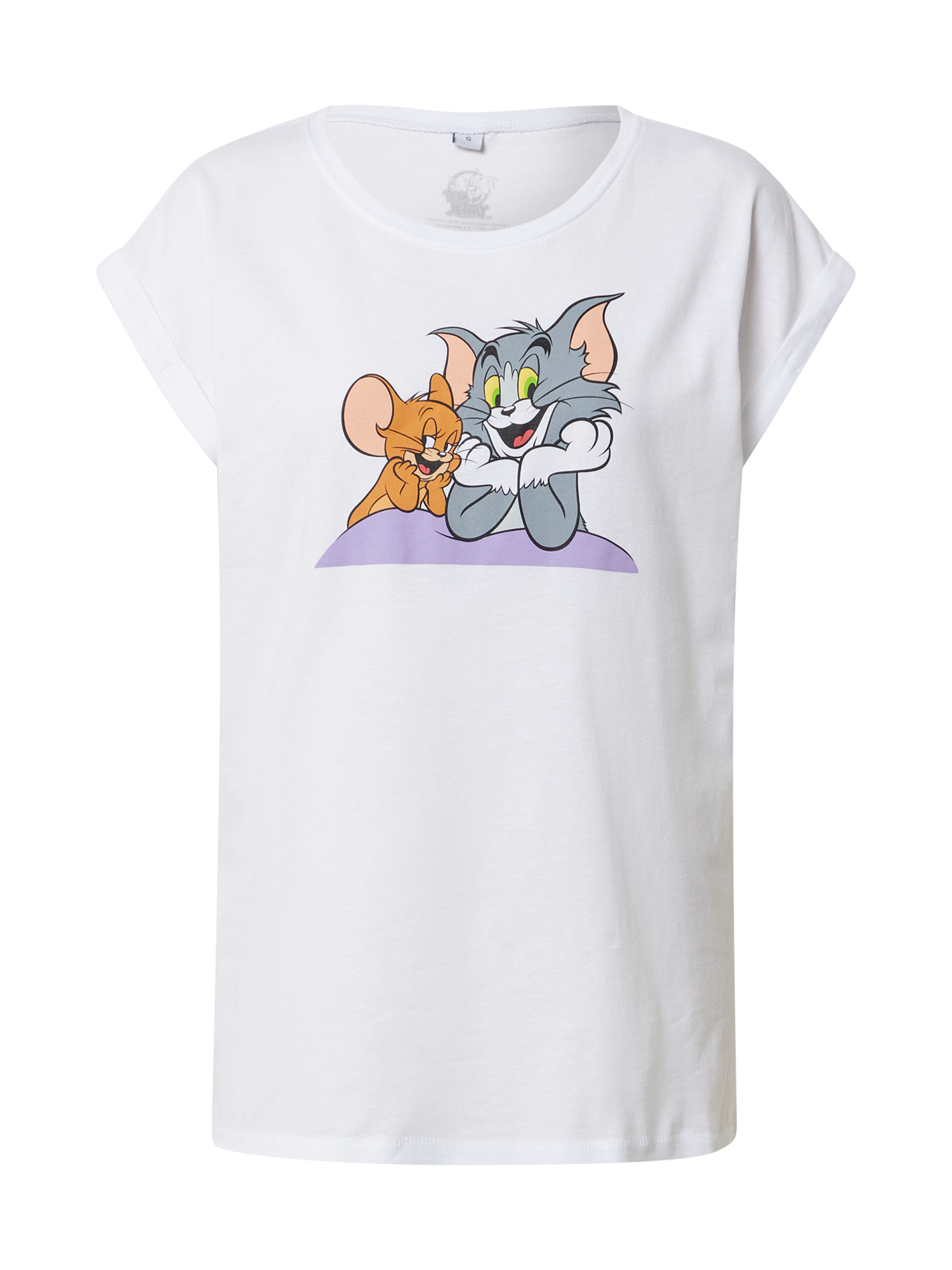 Donna Abbigliamento Merchcode Maglietta Tom & Jerry in Bianco 