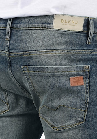 BLEND Slimfit 5-Pocket-Jeans 'Grilux' in Blau