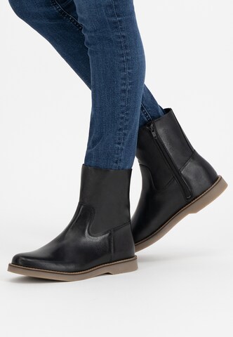 Bottines 'Pleubian' Travelin en noir : devant