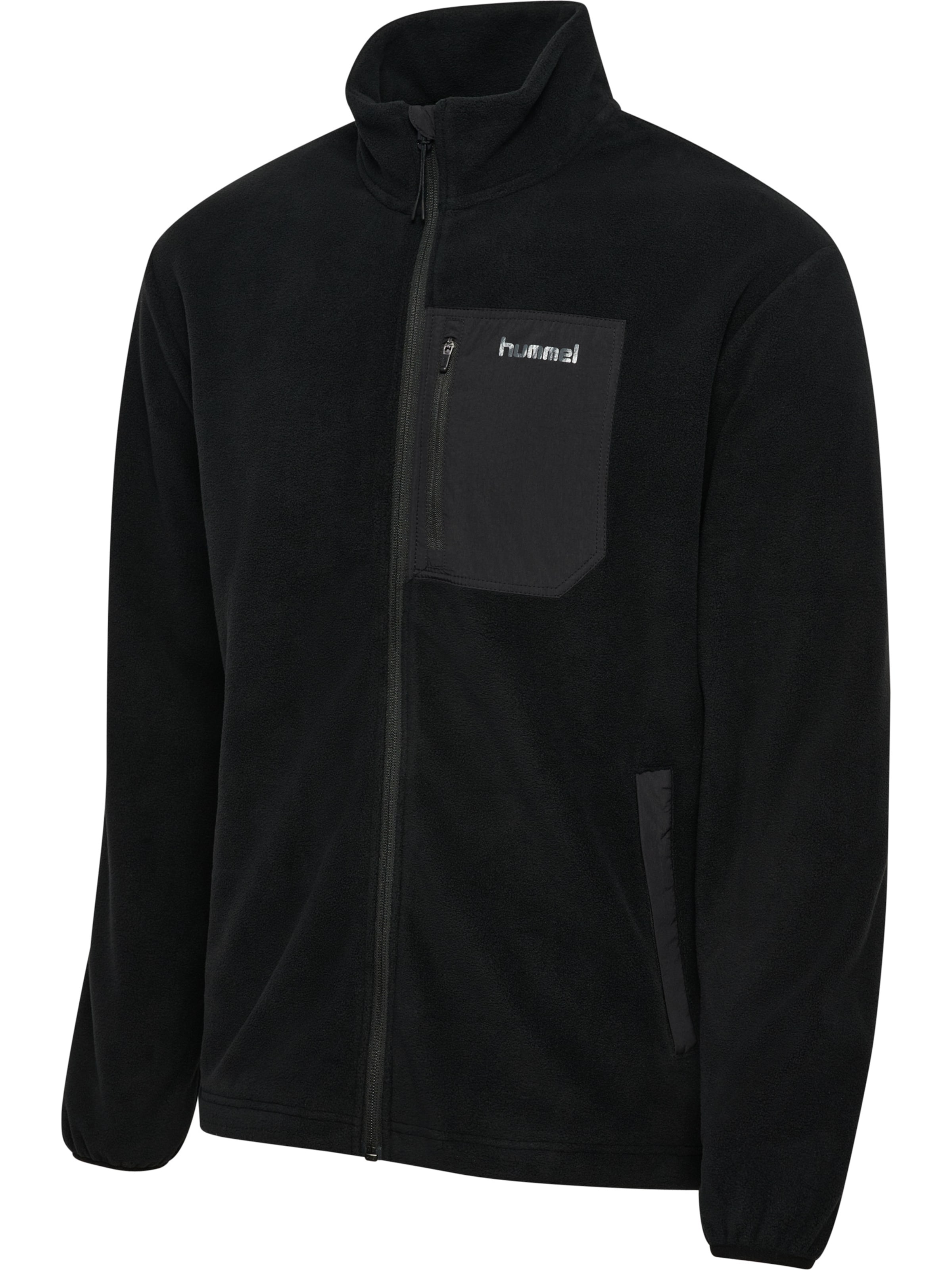 Hummel Fleece jas in Zwart