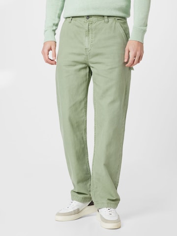 Loosefit Pantaloni cu buzunare de la Cotton On pe verde: față