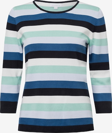 Brookshire Pullover in Blau: Vorderseite