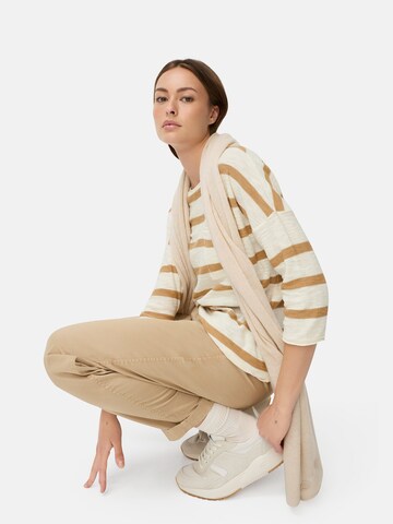 CAMEL ACTIVE Boxy Strickpullover mit 3/4-Ärmeln in Beige