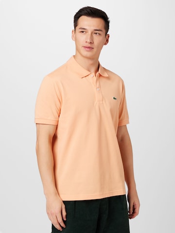 oranžinė LACOSTE Priglundantis modelis Marškinėliai: priekis