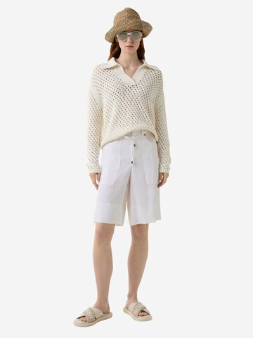 BOGNER Loosefit Hose 'Ramina' in Weiß