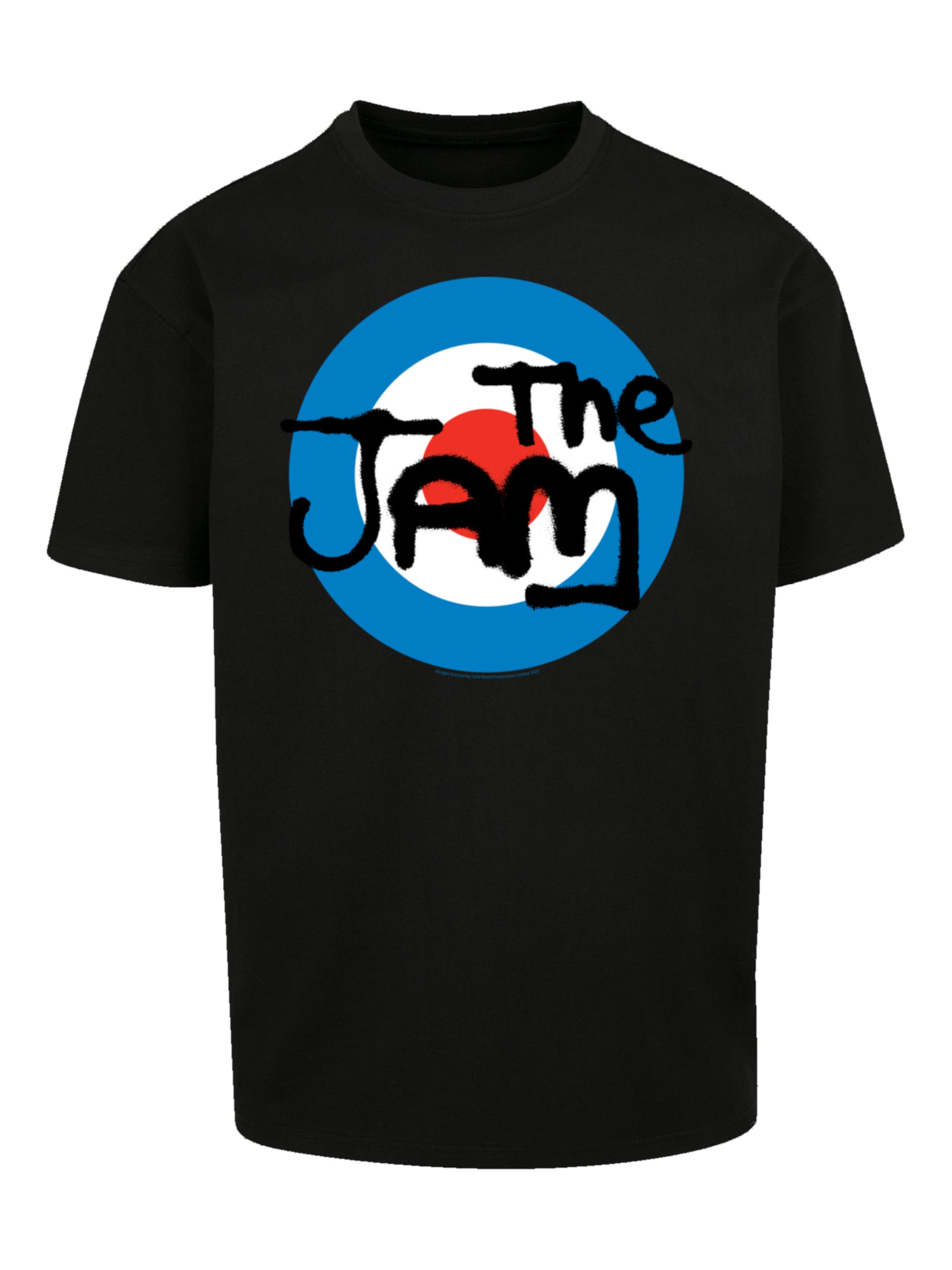T-Shirt 'The Jam' F4NT4STIC en noir : devant