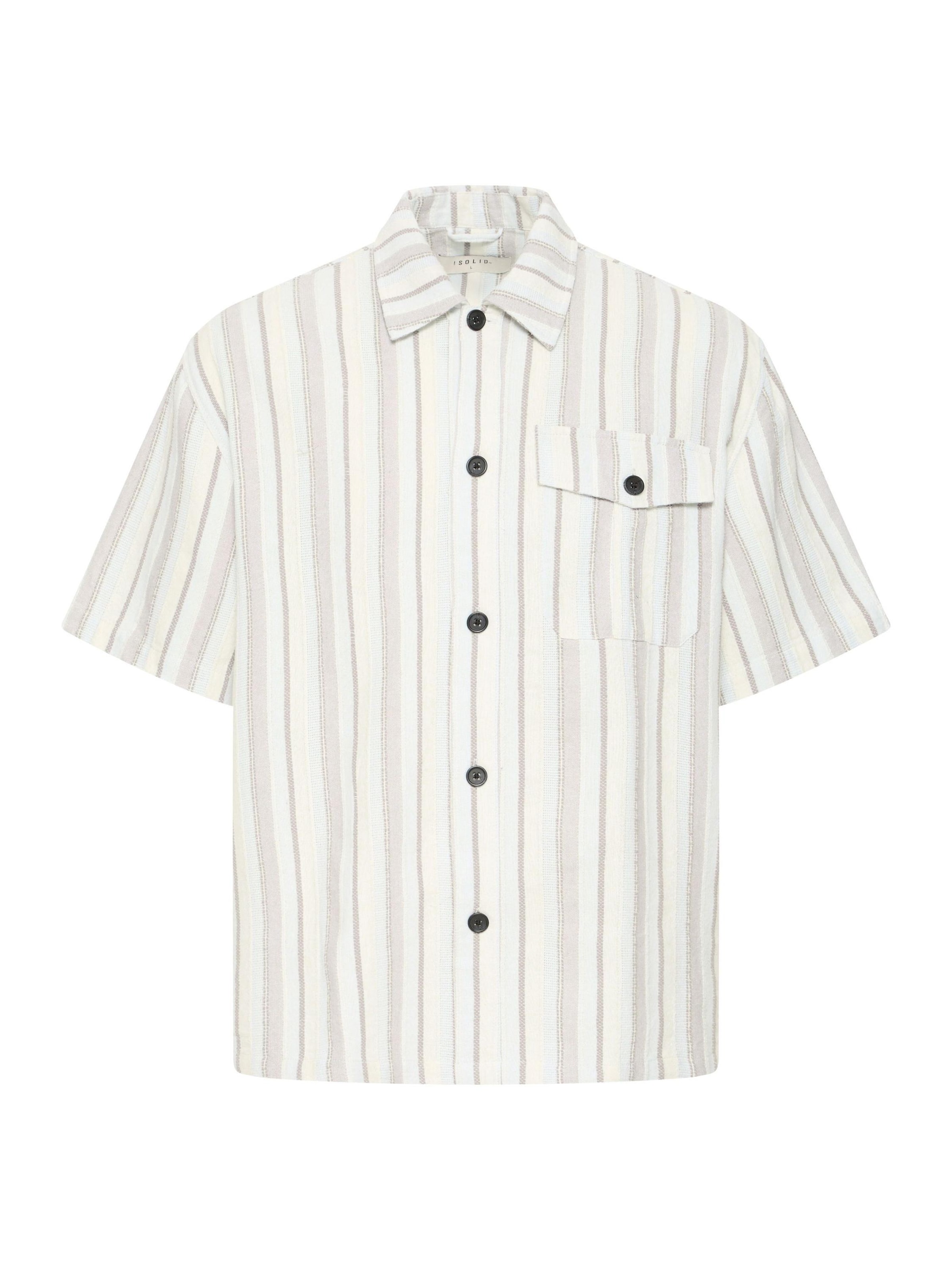 Comfort fit Camicia ' SDUmber ' di !Solid in beige: frontale